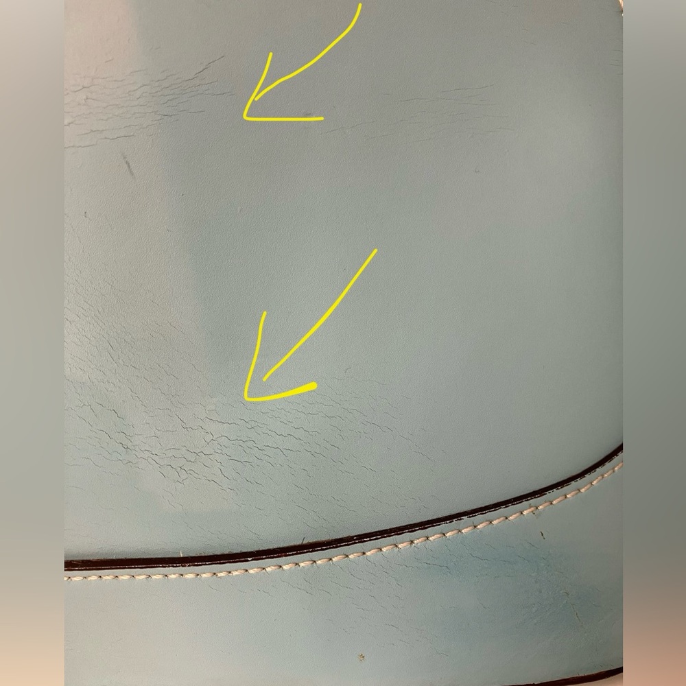 Alberta di Canio leather bag light blue - Picture 8 of 15